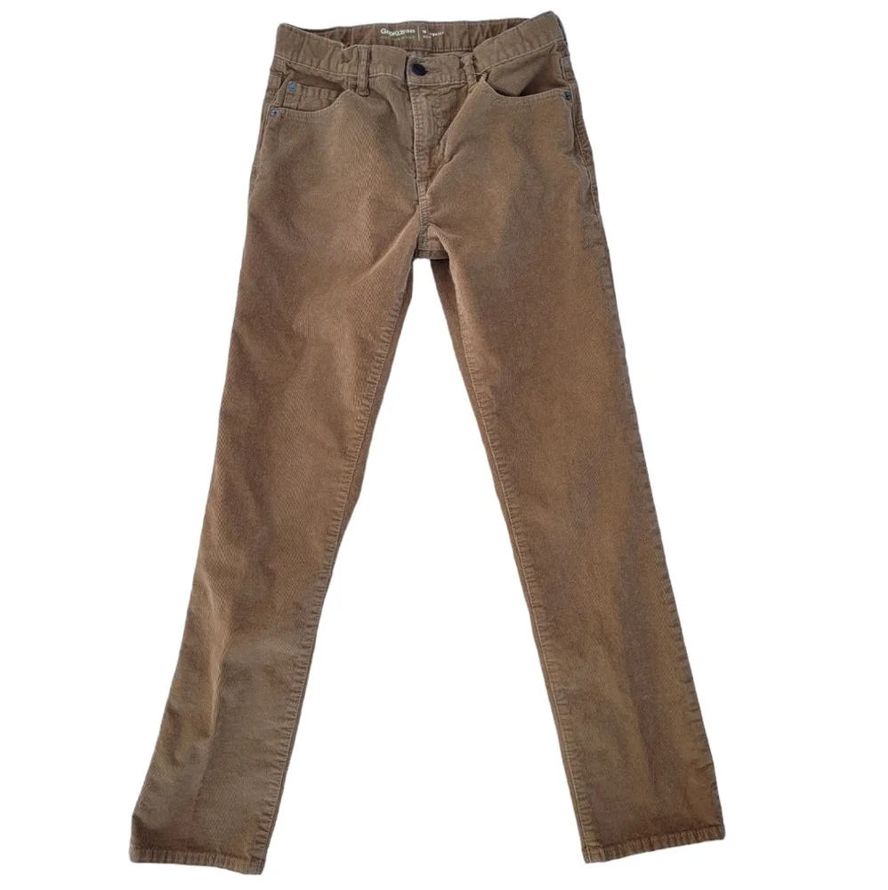 Gap Kids Slim tan corduroy pants